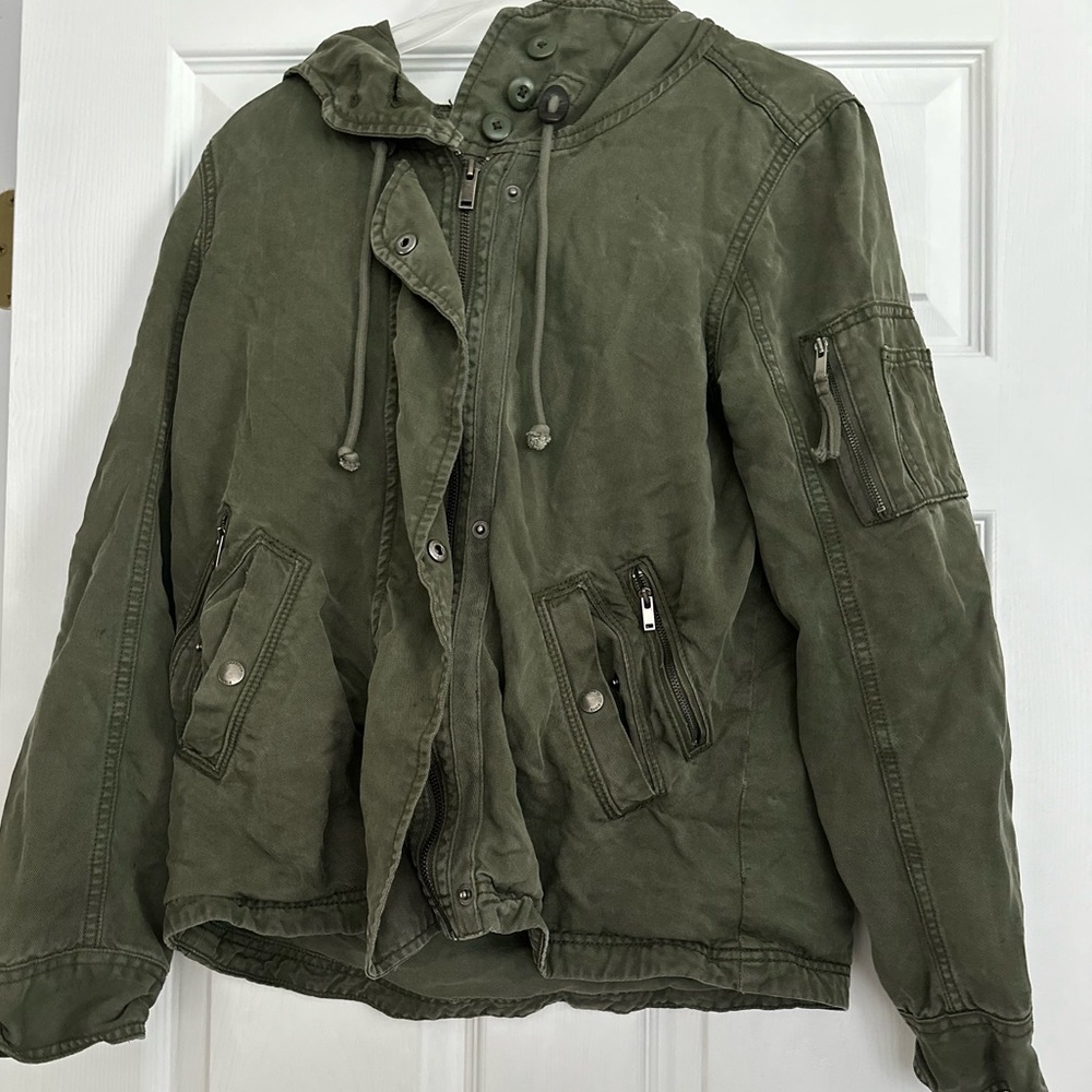 American Eagle Utility Zip Up Jacket